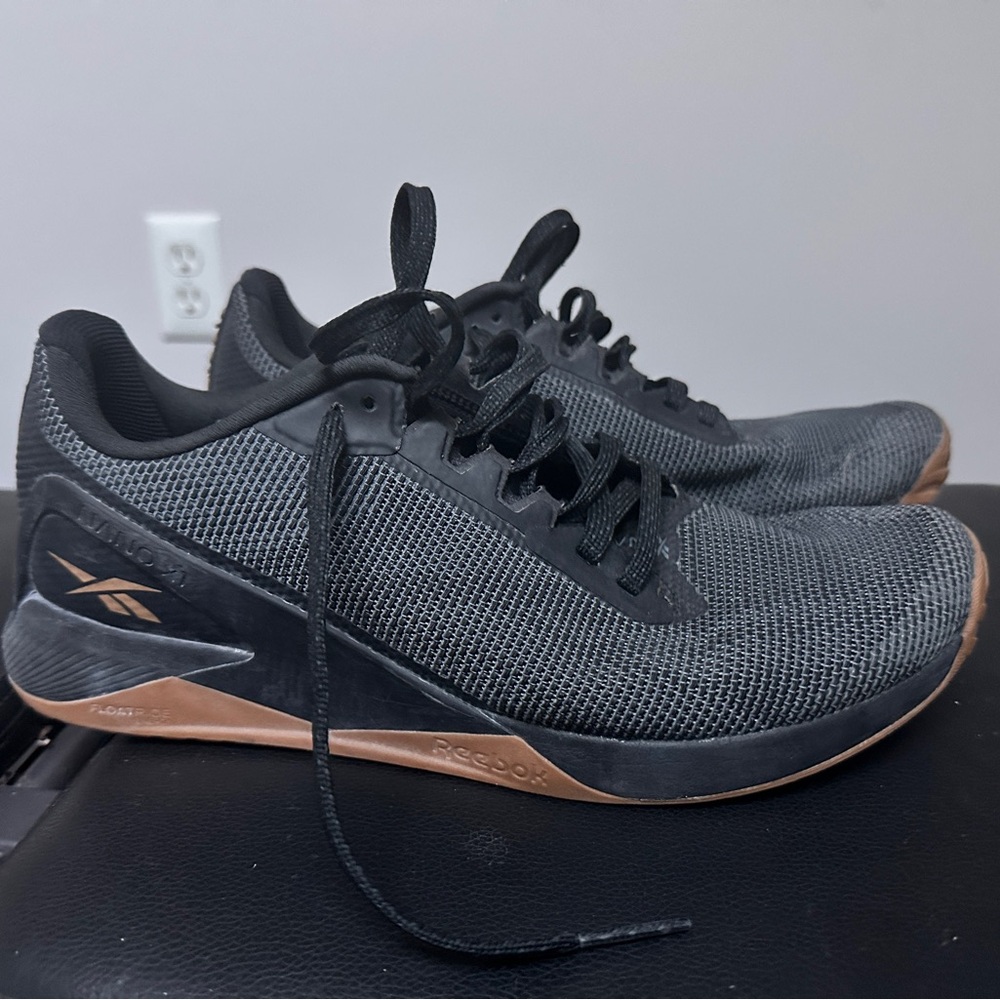Reebok Nano X1 Men’s Training Shoes — Black/Gum size 10